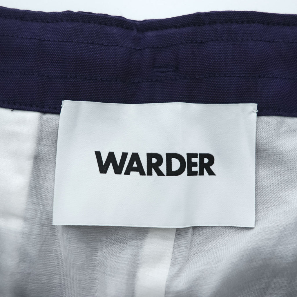 WARDER 日本製 M65 ミリタリー カーゴパンツ FINX OX NEW M65 TROUSERS S ネイビー ワイド ドローコード 00-22-1-03030