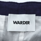 WARDER 日本製 M65 ミリタリー カーゴパンツ FINX OX NEW M65 TROUSERS S ネイビー ワイド ドローコード 00-22-1-03030