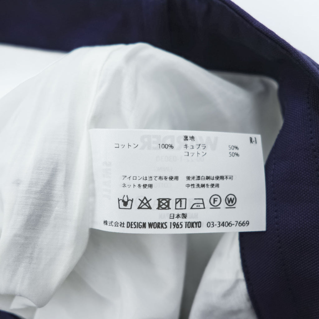 WARDER 日本製 M65 ミリタリー カーゴパンツ FINX OX NEW M65 TROUSERS S ネイビー ワイド ドローコード 00-22-1-03030