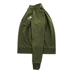 RLX Ralph Lauren ハーフジップ スウェット トレーナー L カーキ グリーン 胸ポケット