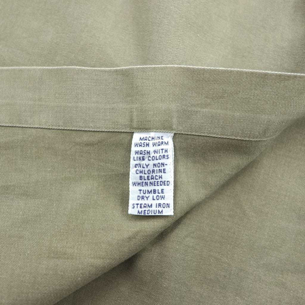 Ralph Lauren 90年代 ヴィンテージ 長袖 シャツ XL カーキ グリーン スモールポニー ロゴ 刺繍 ビッグサイズ BLAKE ボタンダウン