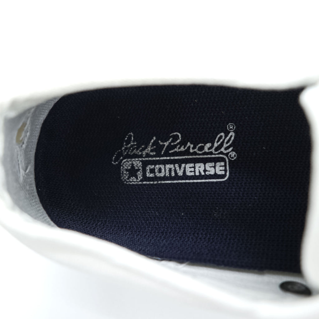 CONVERSE ジャックパーセル JACK PURCELL スニーカー 26cm ホワイト キャンバス 1R193