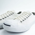 CONVERSE ジャックパーセル JACK PURCELL スニーカー 26cm ホワイト キャンバス 1R193