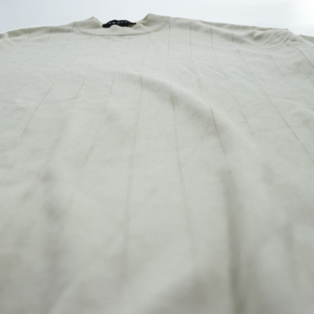 BARACUTA 90年代 ヴィンテージ 半袖 モックネック ニット セーター XL ホワイト