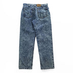 Levi's 80年代 USA製 ヴィンテージ 540 ケミカルウォッシュ デニムパンツ 34 x 30 ジーンズ  テーパード ジッパーフライ 540-0209