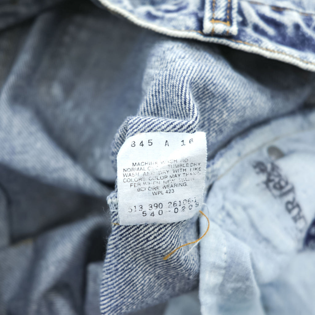 Levi's 80年代 USA製 ヴィンテージ 540 ケミカルウォッシュ デニムパンツ 34 x 30 ジーンズ  テーパード ジッパーフライ 540-0209