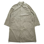AURALEE 日本製 ステンカラーコート FINX WEATHER CLOTH CHECK COAT バルマカーンコート ベージュ チェック A9SC01WC