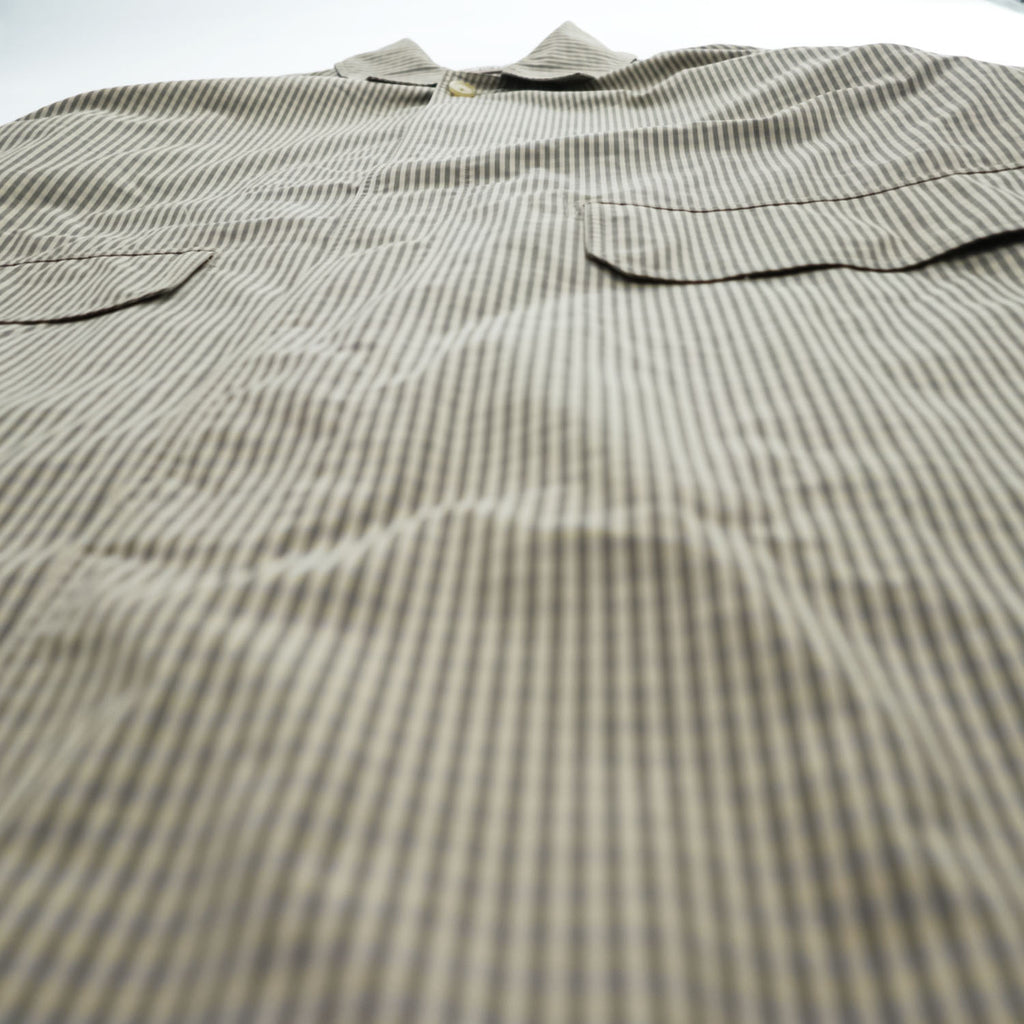 AURALEE 日本製 ステンカラーコート FINX WEATHER CLOTH CHECK COAT バルマカーンコート ベージュ チェック A9SC01WC