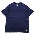 Polo Ralph Lauren Tシャツ XL ネイビー スモールポニー ロゴ 刺繍 MERCERIZED COTTON シルケット加工