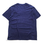 Polo Ralph Lauren Tシャツ XL ネイビー スモールポニー ロゴ 刺繍 MERCERIZED COTTON シルケット加工