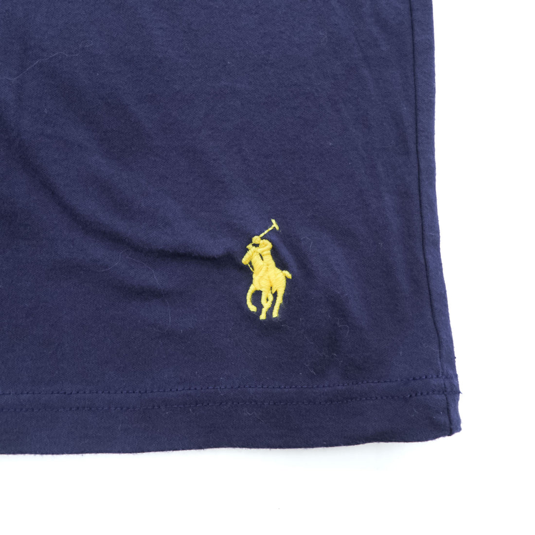 Polo Ralph Lauren Tシャツ XL ネイビー スモールポニー ロゴ 刺繍 MERCERIZED COTTON シルケット加工