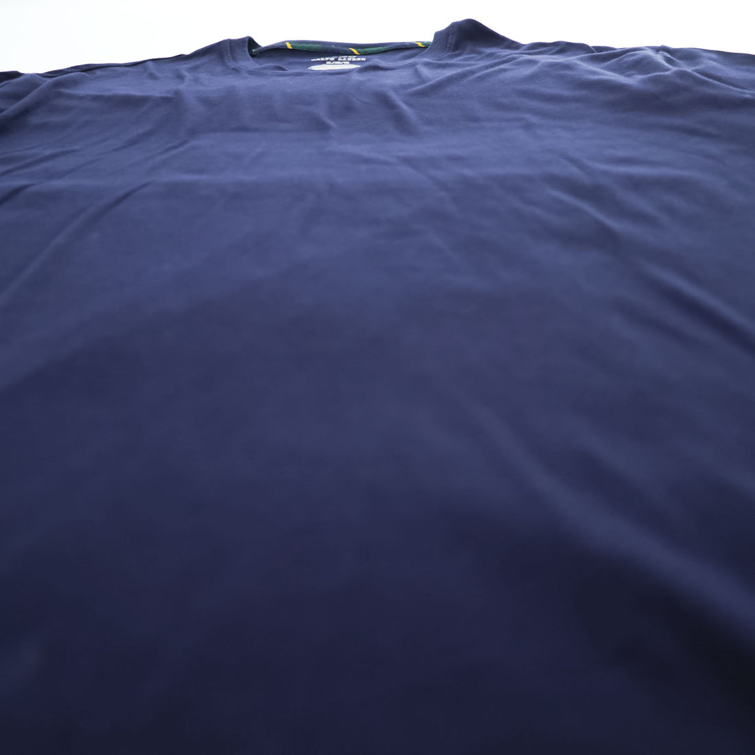 Polo Ralph Lauren Tシャツ XL ネイビー スモールポニー ロゴ 刺繍 MERCERIZED COTTON シルケット加工