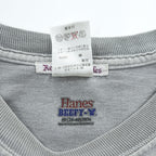 Rebuild by Needles 日本製 リメイク 長袖 ロングスリーブ Tシャツ ロンT M グレー Hanes 再構築