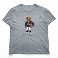Polo Ralph Lauren ポロベア USA バスケットボール Tシャツ L グレー