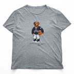 Polo Ralph Lauren ポロベア USA バスケットボール Tシャツ L グレー