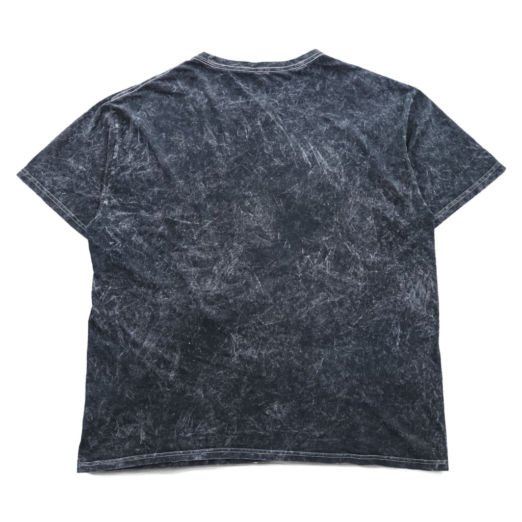 DEATH ROW RECORDS ヒップホップ レーベル Tシャツ L グレー フェード ヴィンテージ加工 ケミカルウォッシュ