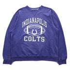 90s Champion Indianapolis Colts NFL Faded Purple Distressed Sweatshirt