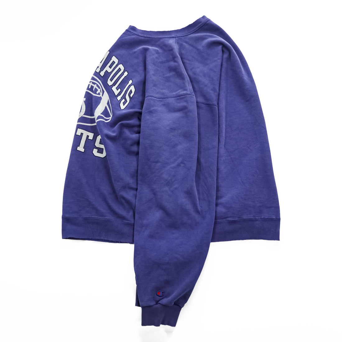 90s Champion Indianapolis Colts NFL Faded Purple Distressed Sweatshirt