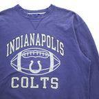 90s Champion Indianapolis Colts NFL Faded Purple Distressed Sweatshirt