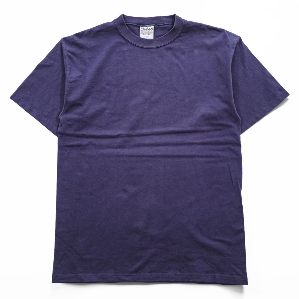 Vintage 90s PLUMA USA Made Heavyweight Cotton Blank T-Shirt Purple M