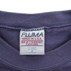 Vintage 90s PLUMA USA Made Heavyweight Cotton Blank T-Shirt Purple M