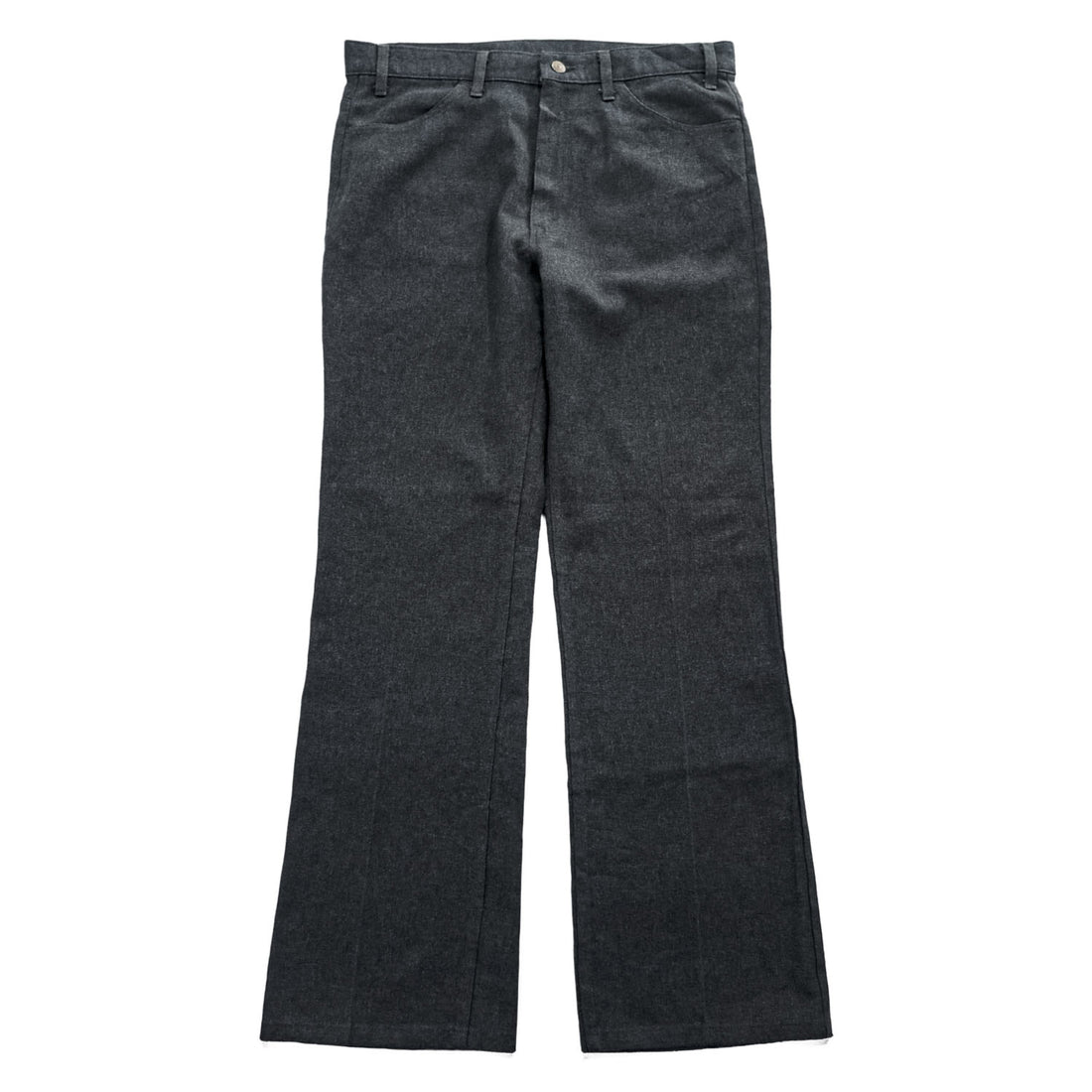 Vintage 80s Levi strauss Black Gold Tab Charcoal Gray Flare Slacks Pants