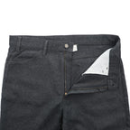 Vintage 80s Levi strauss Black Gold Tab Charcoal Gray Flare Slacks Pants