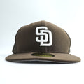 NEW ERA 59FIFTY パドレス メッシュキャップ 57.7cm 7 1/4 ブラウン SD MLB