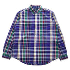 Ralph Lauren Custom Fit Madras Plaid Long Sleeve Button Down Shirt XL