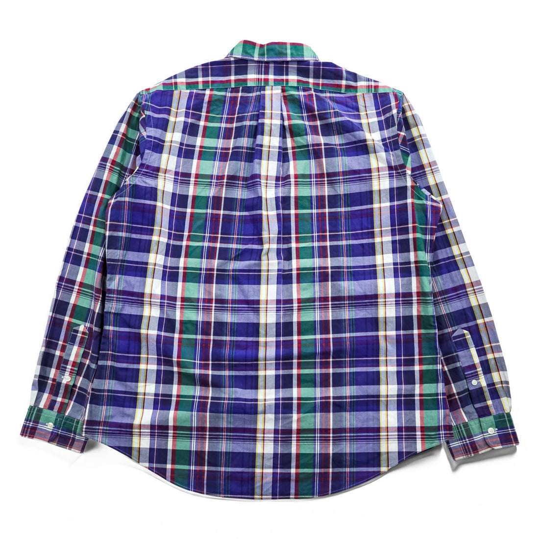 Ralph Lauren Custom Fit Madras Plaid Long Sleeve Button Down Shirt XL
