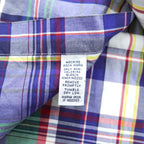 Ralph Lauren Custom Fit Madras Plaid Long Sleeve Button Down Shirt XL