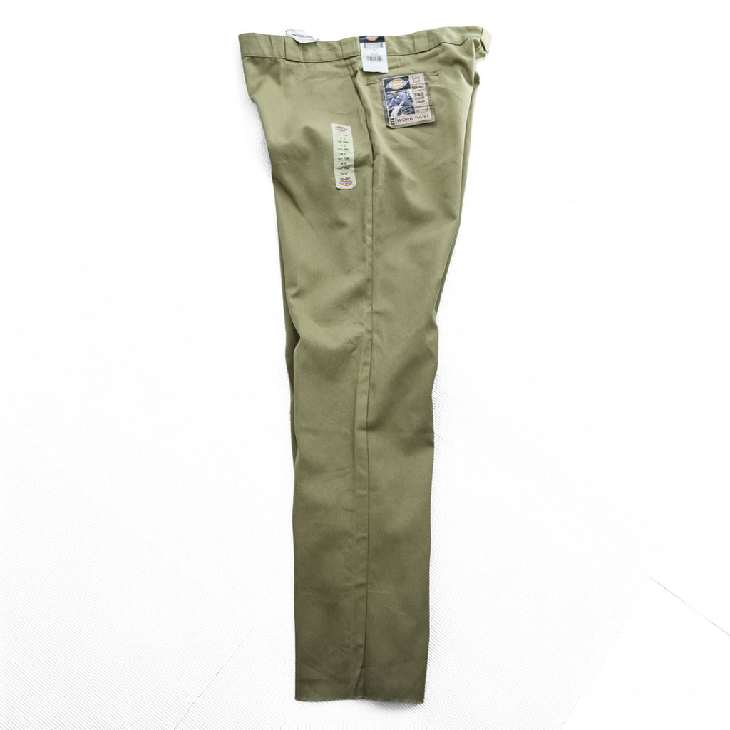 Dickies 874KH Deadstock Khaki Original Fit Work Pants W42 Unhemmed NWT
