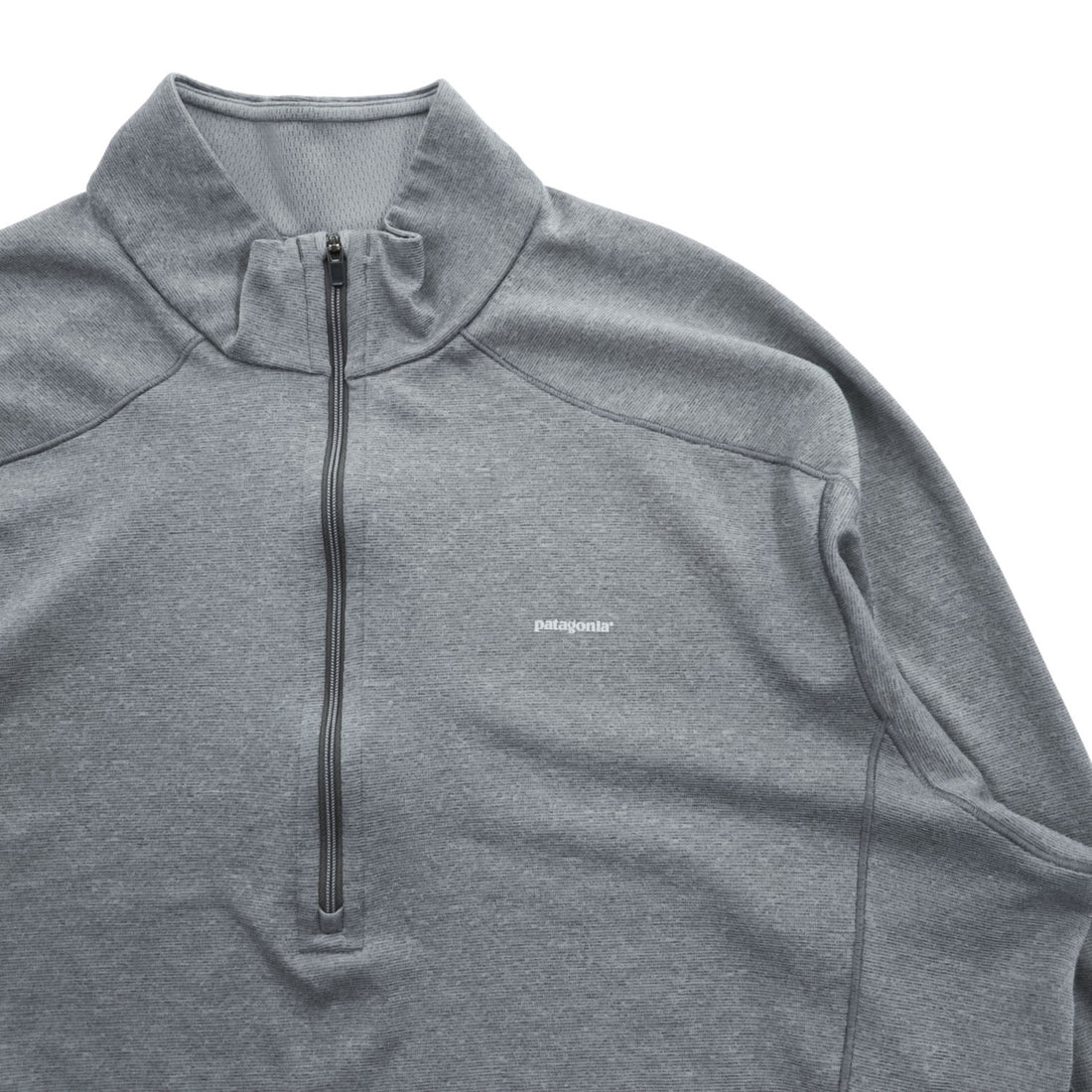 Patagonia 長袖 ロングスリーブ Tシャツ ロンT XL グレー ストレッチ Capilene 3 Midweight Zip Neck Pullover 44441