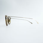 OLIVER PEOPLES サングラス ボストン ゴールド ブラウン 18G ベッコウ チタン