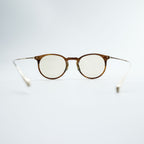 OLIVER PEOPLES サングラス ボストン ゴールド ブラウン 18G ベッコウ チタン