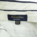 Brooks Brothers スラックス パンツ L ネイビー ダブルカフス REGENT REDA イタリア生地 ウール