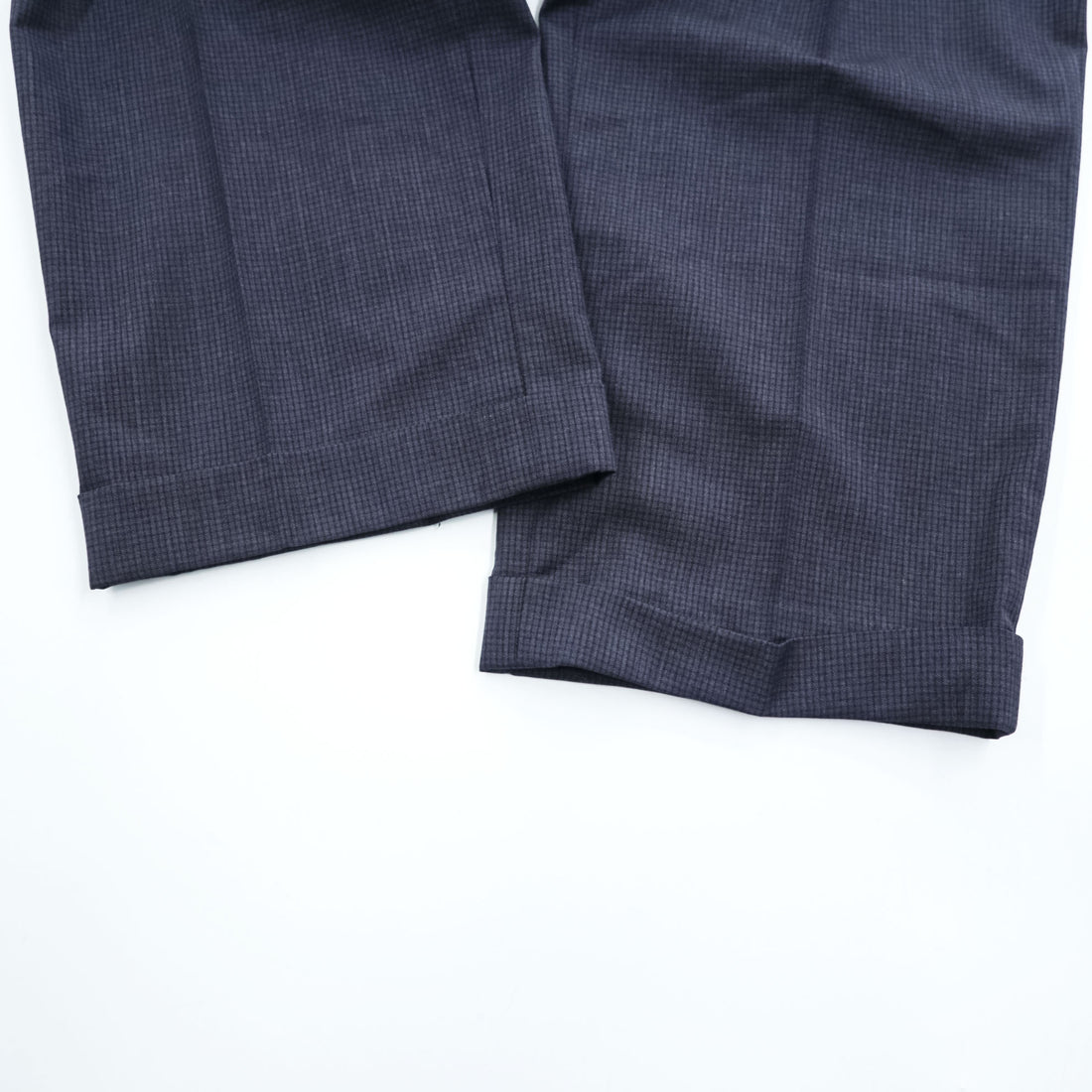 Brooks Brothers スラックス パンツ L ネイビー ダブルカフス REGENT REDA イタリア生地 ウール