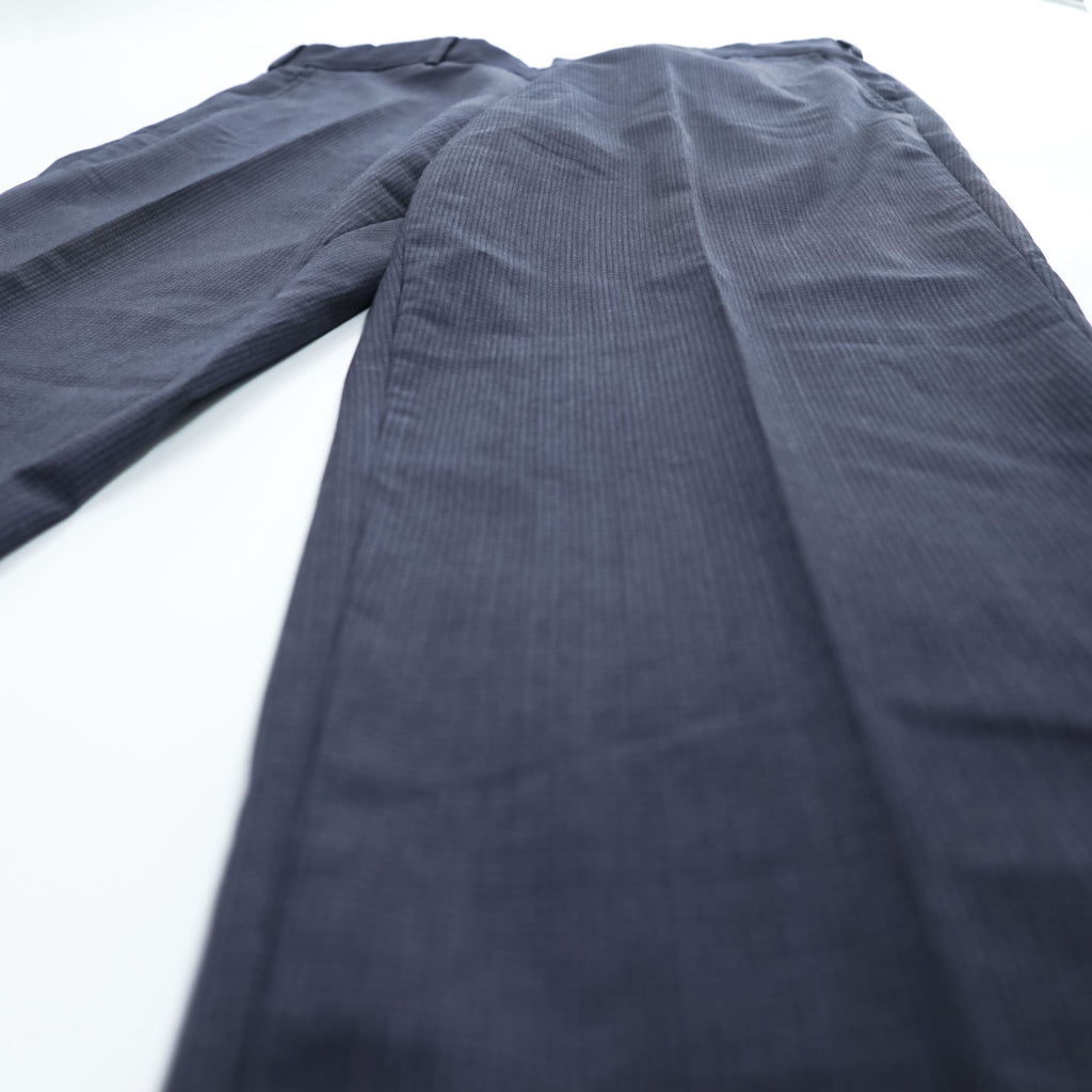 Brooks Brothers スラックス パンツ L ネイビー ダブルカフス REGENT REDA イタリア生地 ウール