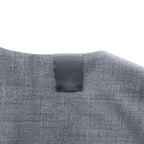 N.HOOLYWOOD COMPILE PRIMALOFT Padded Zip Vest Charcoal Gray Wool Blend Size 36 Japan
