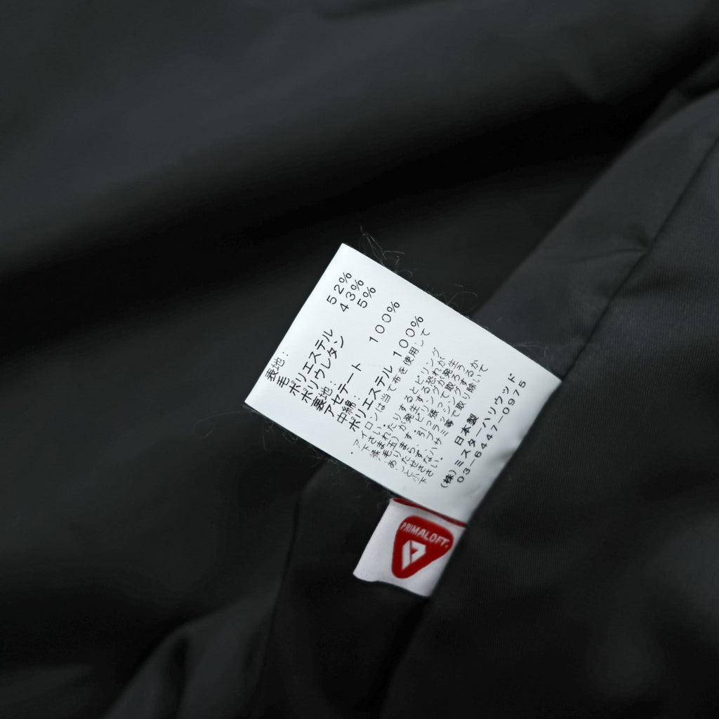 N.HOOLYWOOD COMPILE PRIMALOFT Padded Zip Vest Charcoal Gray Wool Blend Size 36 Japan