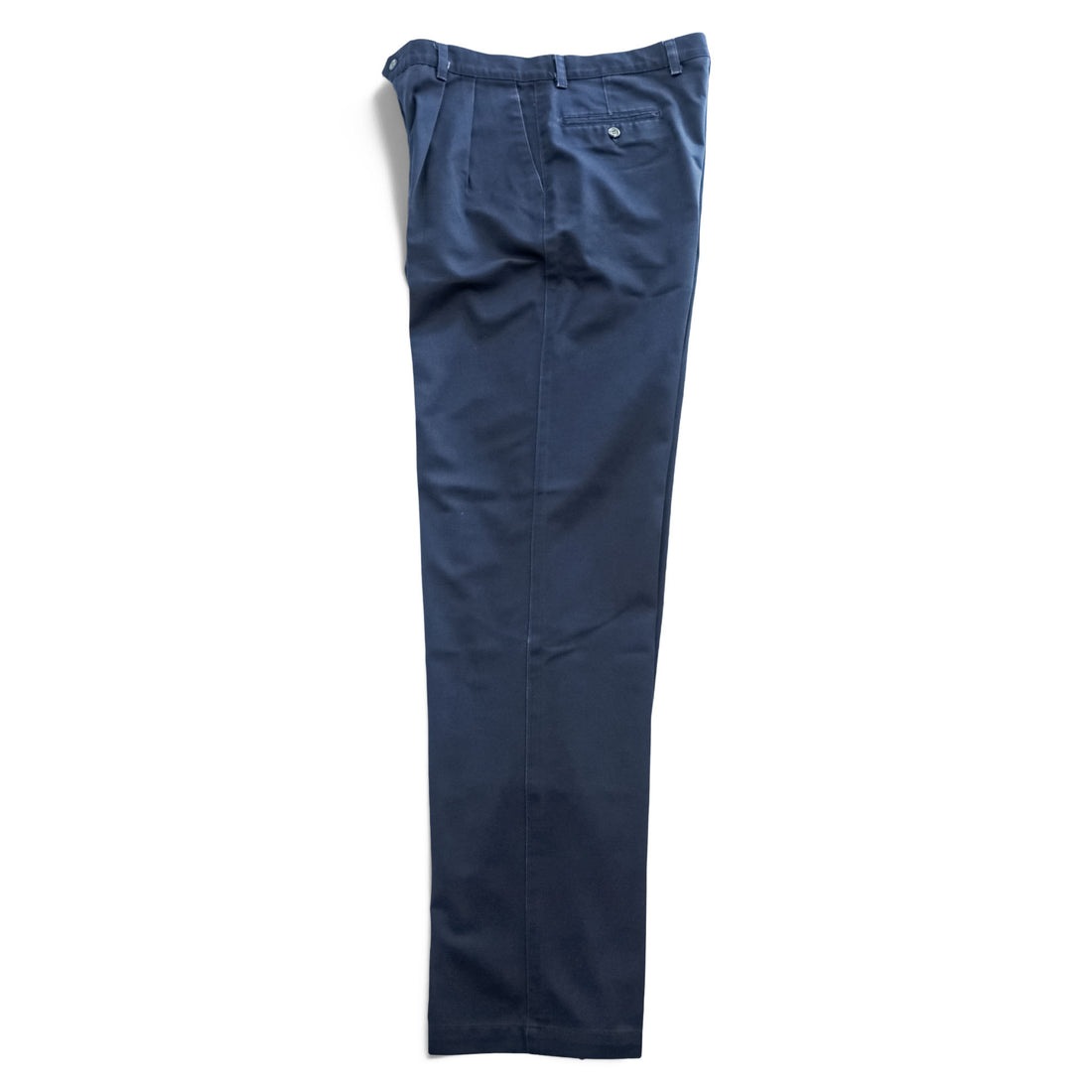 DOCKERS ( Levi's ) 00年代 ヴィンテージ チノパンツ 36 x 36 ネイビー No Wrinkle Twill Classic Fit プリーツ