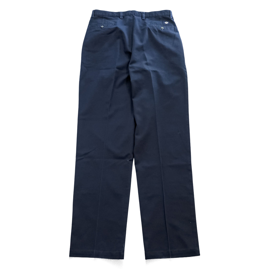 DOCKERS ( Levi's ) 00年代 ヴィンテージ チノパンツ 36 x 36 ネイビー No Wrinkle Twill Classic Fit プリーツ