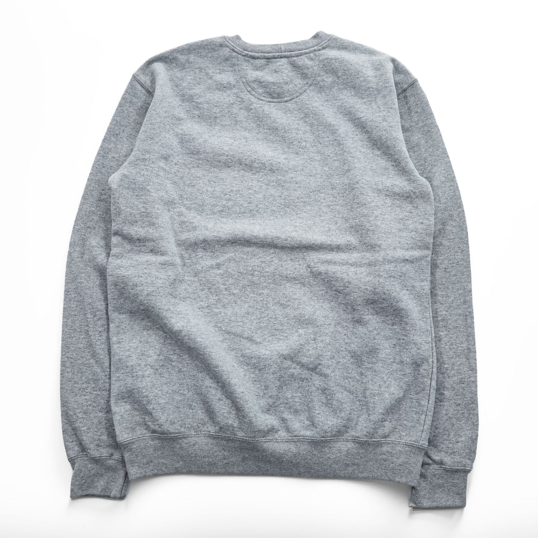 Carhartt TS0124-M K124 Crewneck Sweatshirt Grey Heather Brushed Fleece 70%Cotton 30%Poly V-stitch Logo Patch Loose Fit S
