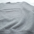 Carhartt TS0124-M K124 Crewneck Sweatshirt Grey Heather Brushed Fleece 70%Cotton 30%Poly V-stitch Logo Patch Loose Fit S
