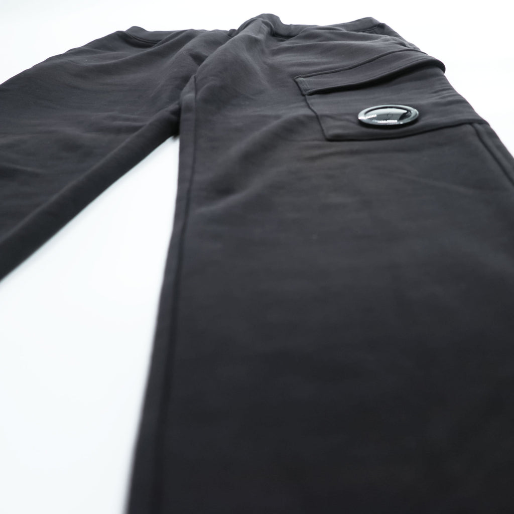 C.P. COMPANY レンズポケット スウェットパンツ M ブラック カーゴジョガー 05CMSS074A