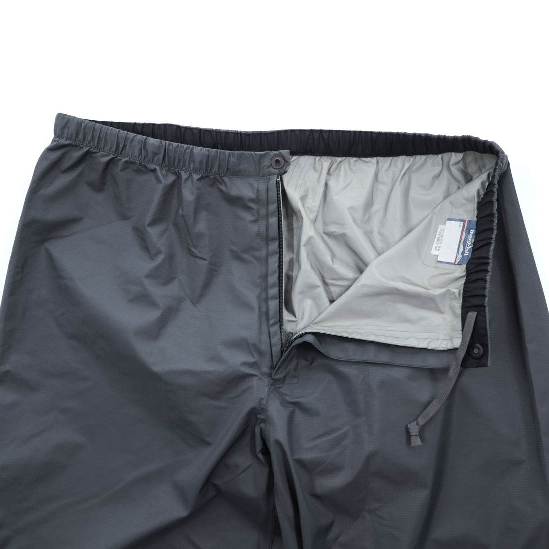 mont-bell ゴアテックス GORE-TEX 防水 レインダンサーパンツ シェル アウトドア パンツ L グレー 1128342