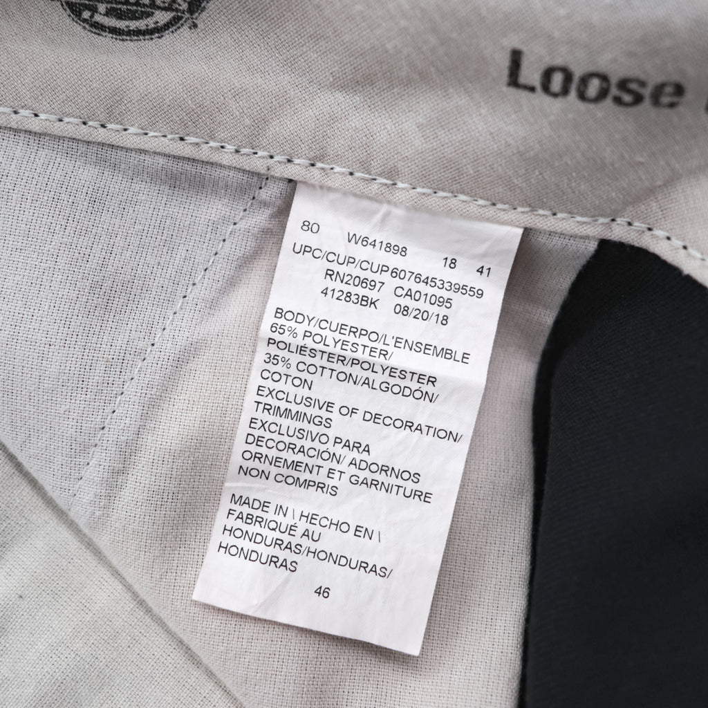 Dickies ワークショーツ LOOSE FIT ショートパンツ ハーフパンツ XL ブラック ビッグサイズ 41283BK