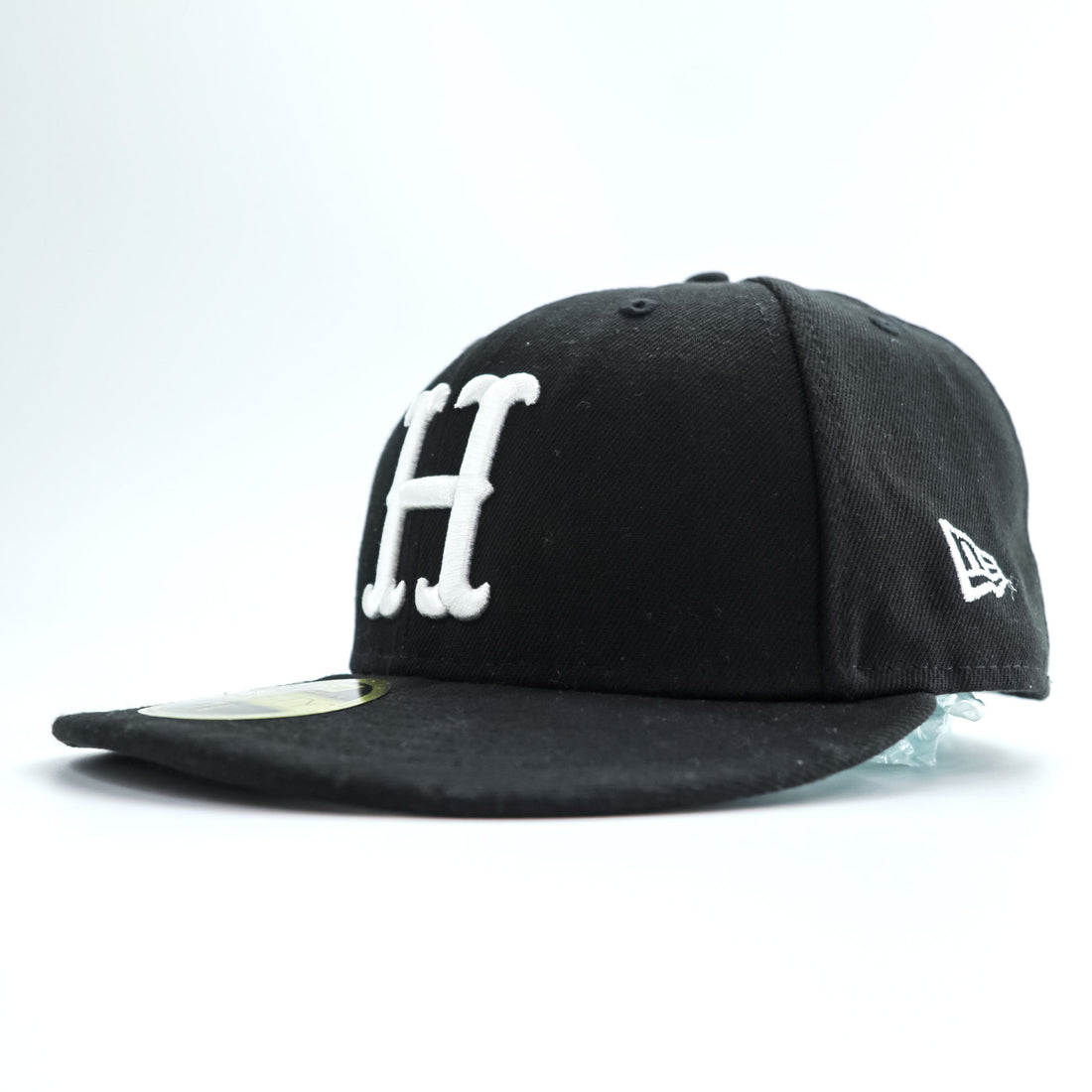 HUF × New Era 59FIFTY ベースボール キャップ 7 3/8 ブラック H刺繍