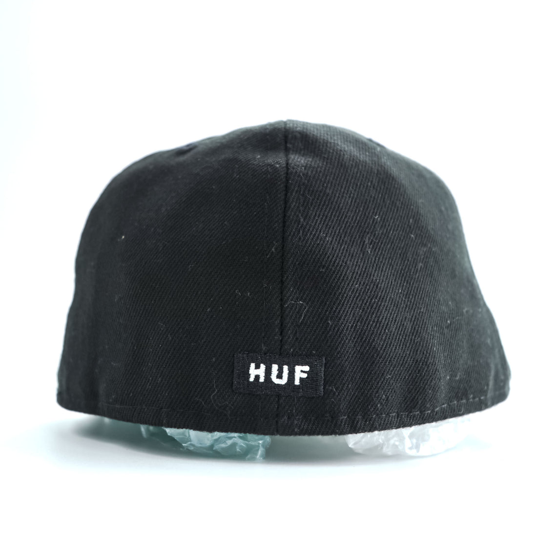 HUF × New Era 59FIFTY ベースボール キャップ 7 3/8 ブラック H刺繍
