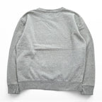 Polo Ralph Lauren 90s Vintage Sweatshirt Small Pony Embroidered Logo Brushed Lining Gray M